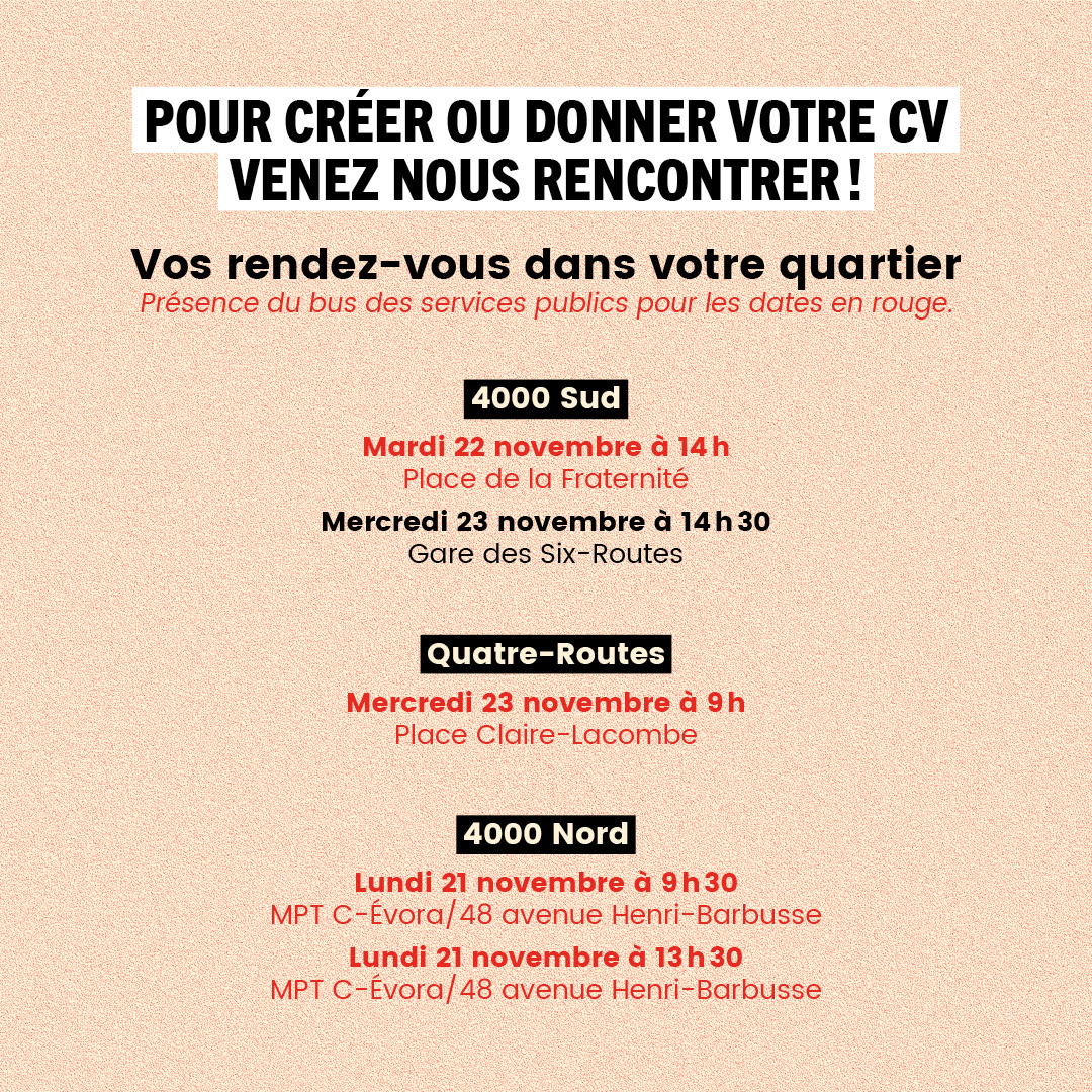 rendez-vous hebdomadaires