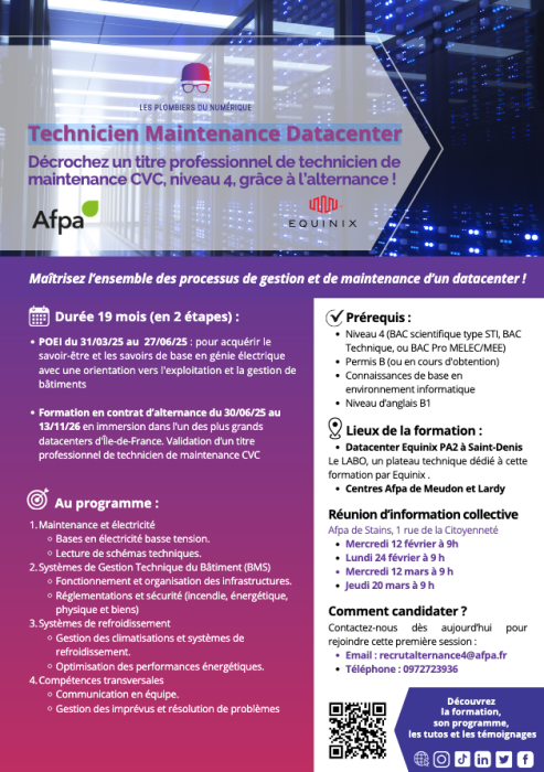 technicien datacenter