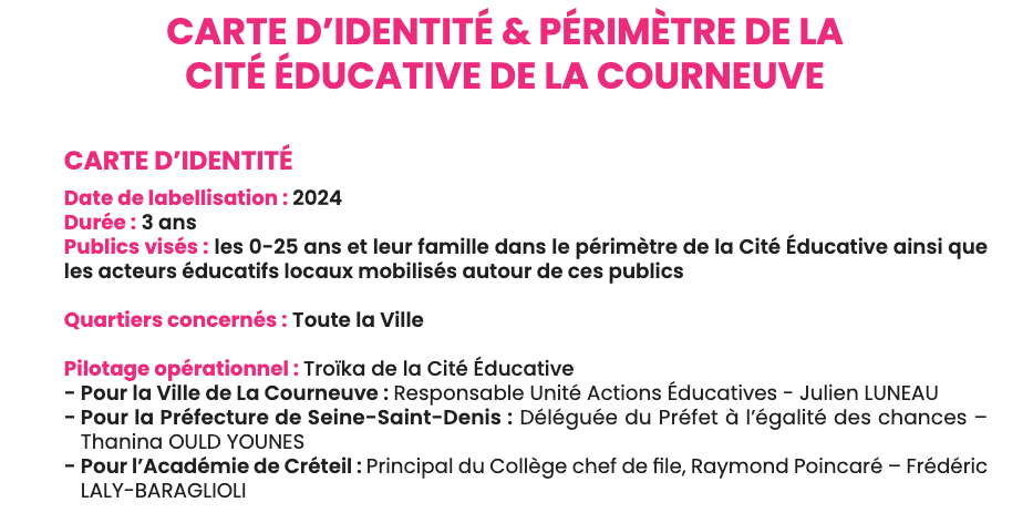 Carte identité La Courneuve