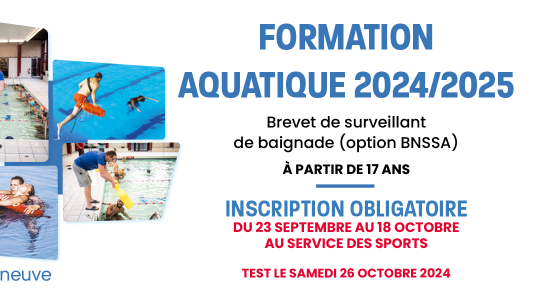 Formation aquatique