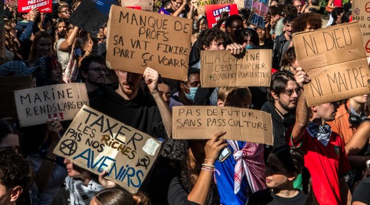 Mobilisation lycéenne