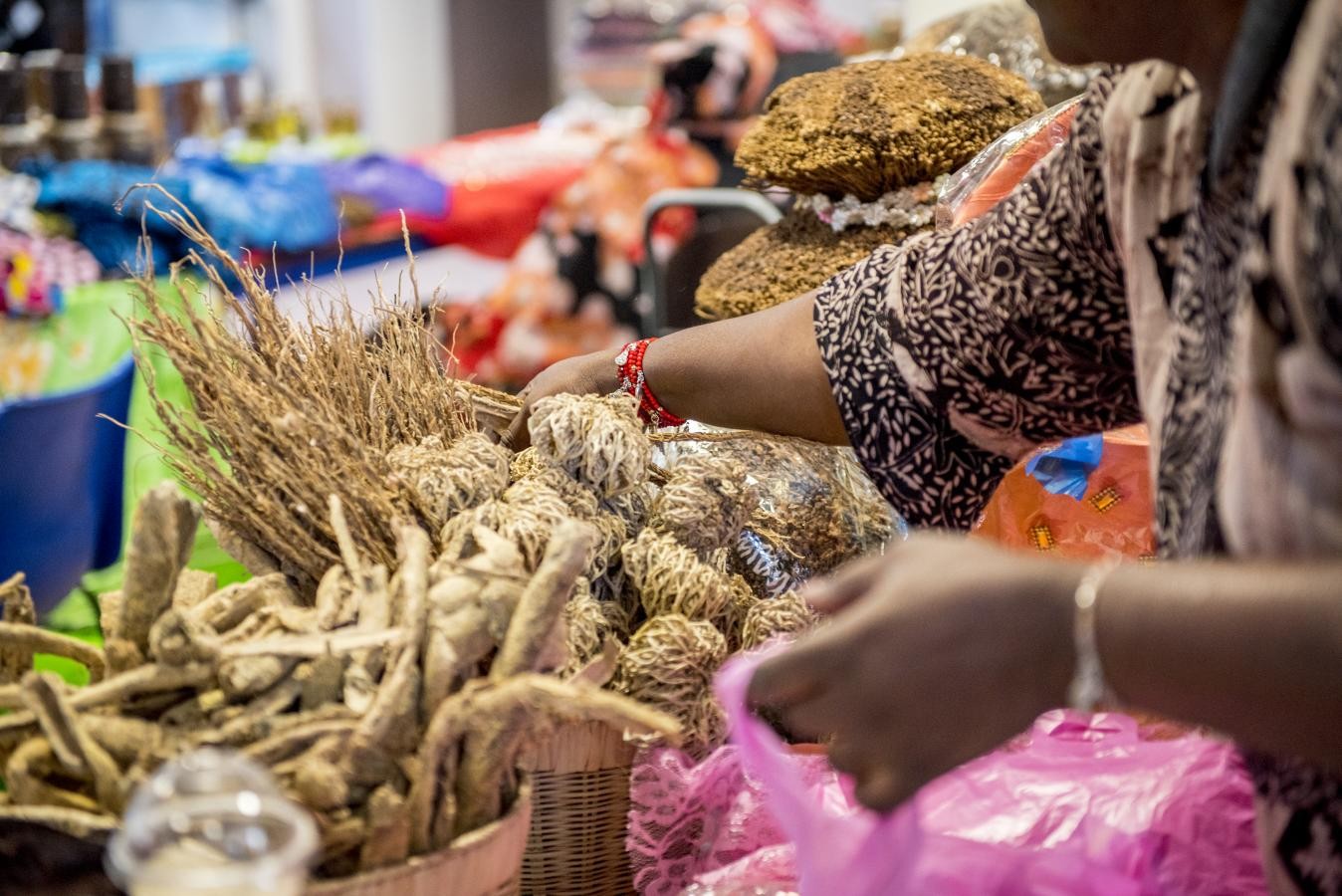 Marché artisanal de femmes du Mali
